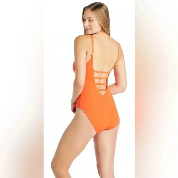 Bleu Rod Beattie Free Spirit Lace Down One
Piece Swimsuit - Picture 3 of 9